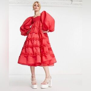 Dream Sister Jane Royale Tiered Organza Dress